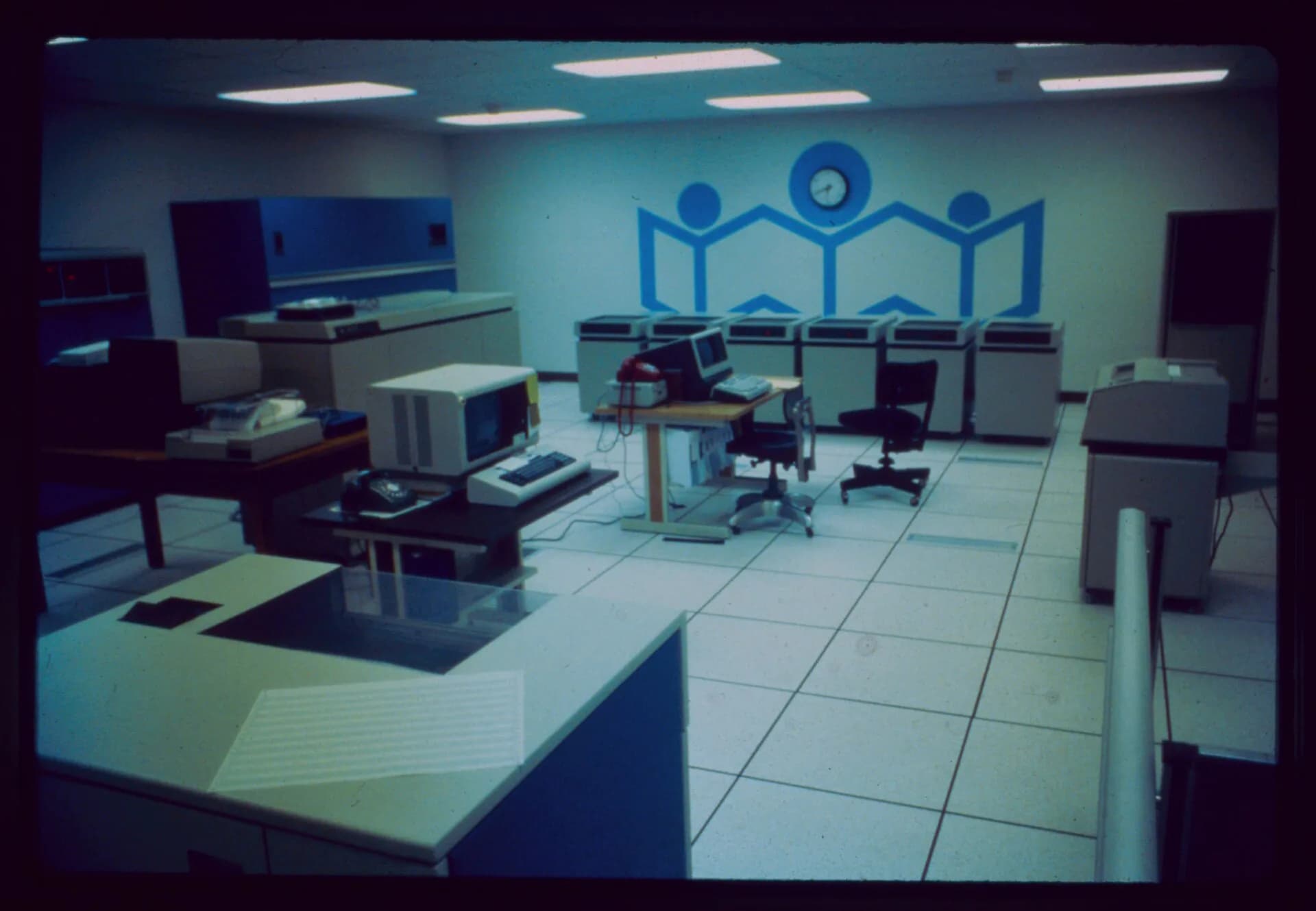 A real server room: the physical infrastructure behind AI