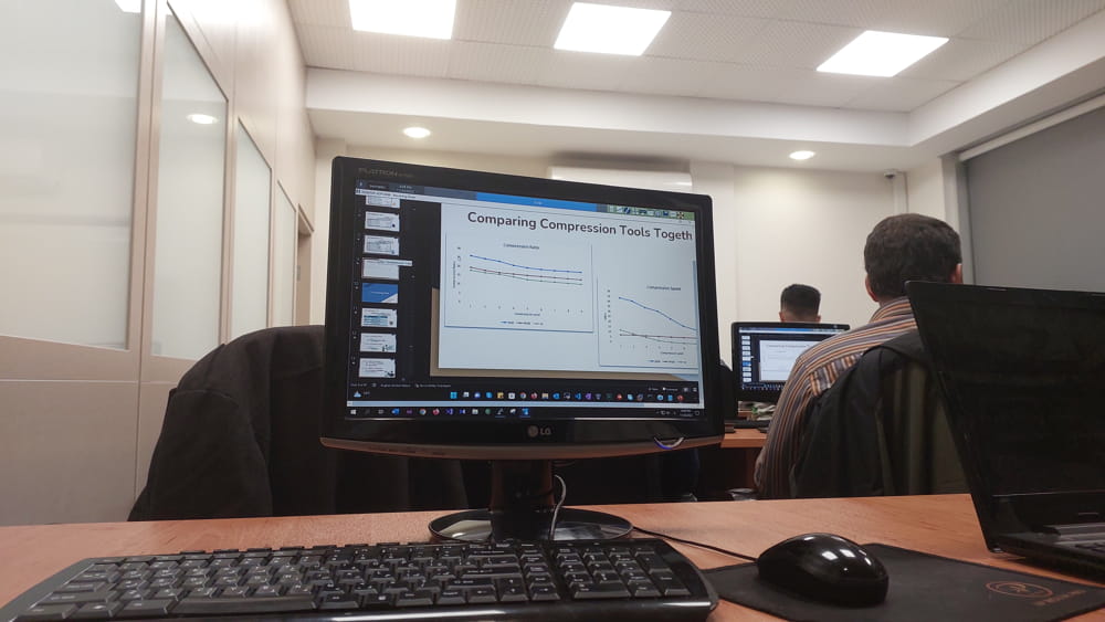 SeyedAli Emami learning in a DevOps class